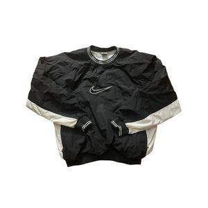 Vintage 90s Nike V neck pullover lined center swoosh